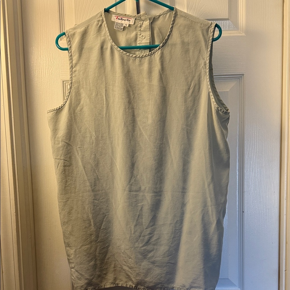 Talbots Women's Tank Top in Light Gray